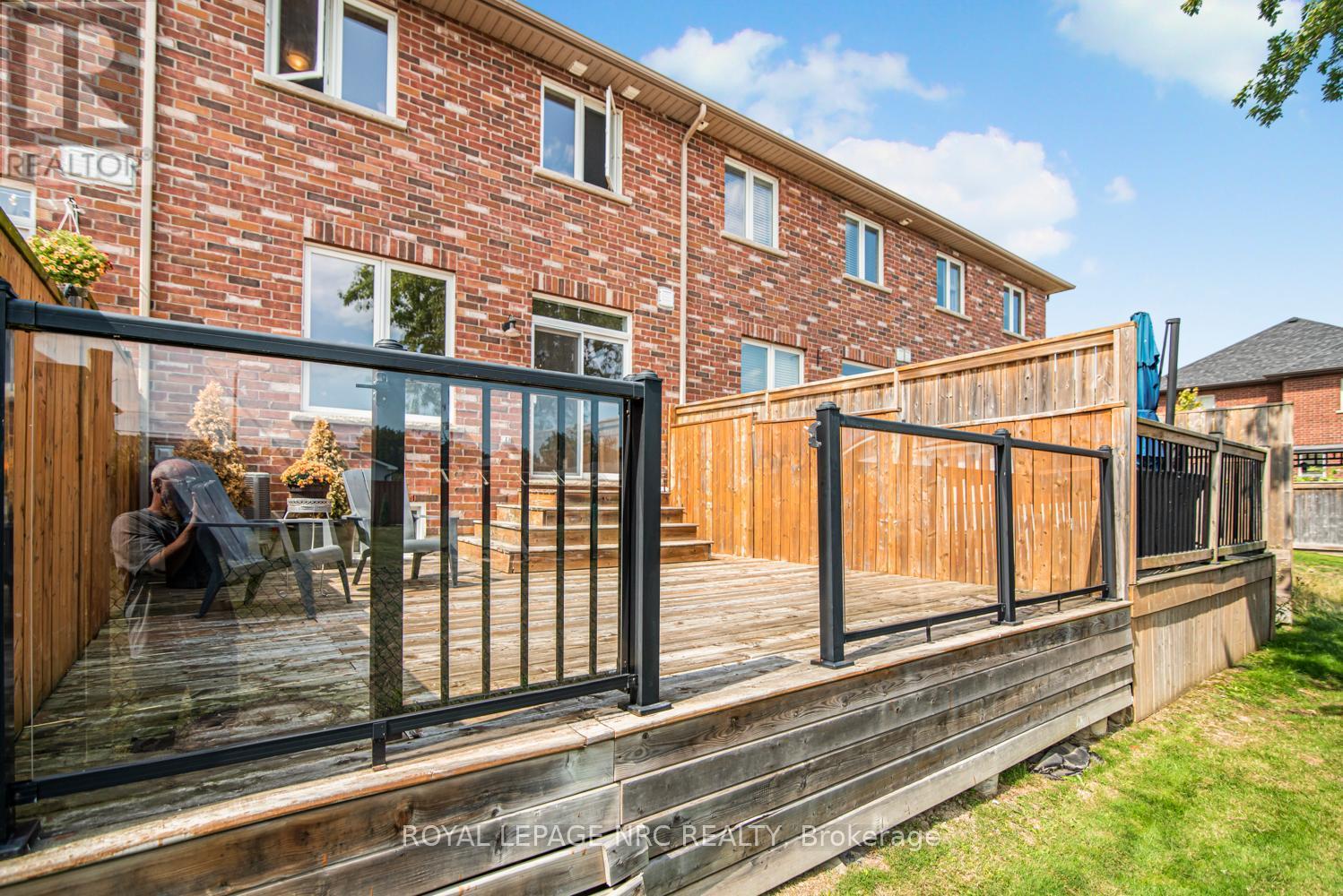 Featuring Glass Railing & Gate - 22 - 45 Seabreeze Crescent, Hamilton, ON - Outdoor With Deck Patio Veranda With Exterior