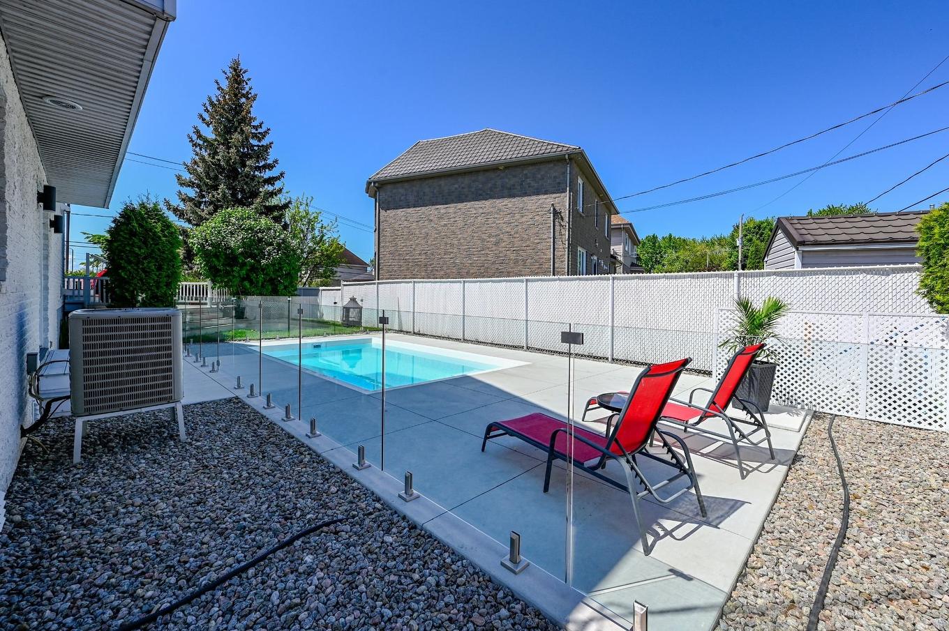 Backyard - 8990 Place Rodier, Brossard, QC - Outdoor With In Ground Pool With Deck Patio Veranda