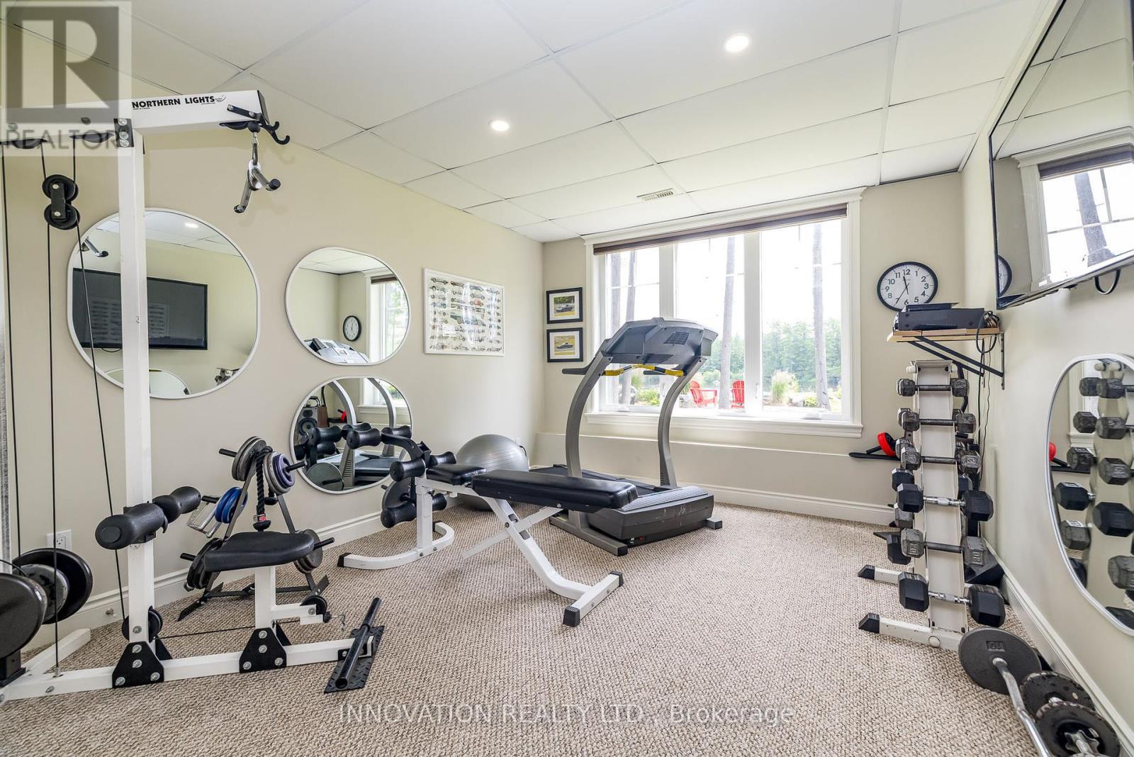 103 A Carriage Landing Drive, Horton, ON - Indoor Photo Showing Gym Room