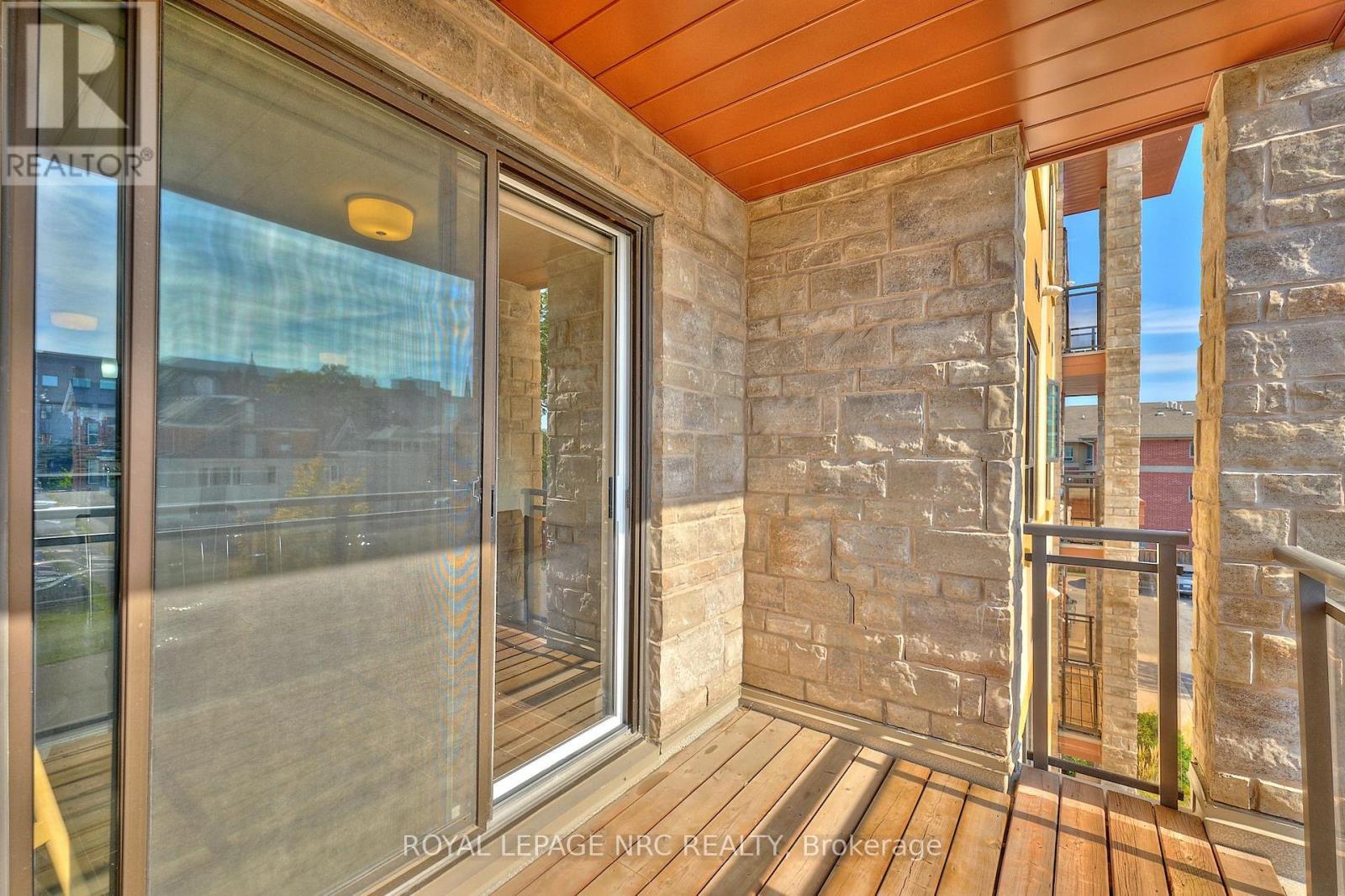 Open, private balcony. - 304 - 26 Wellington Street, St. Catharines (Downtown), ON - Outdoor With Deck Patio Veranda With Exterior