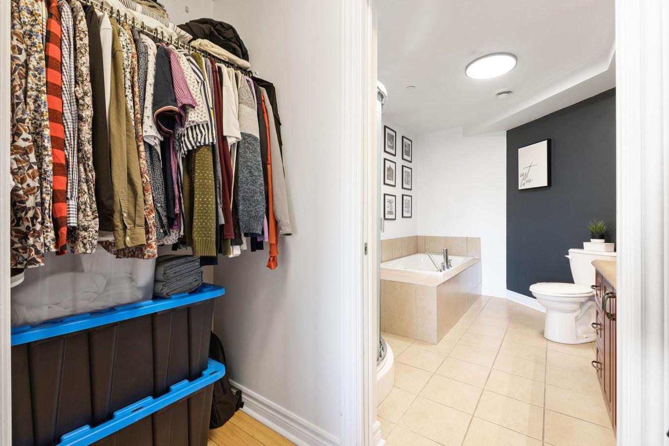 Walk-in closet - 608-1160 Ch. D'Aylmer, Gatineau (Aylmer), QC - Indoor With Storage