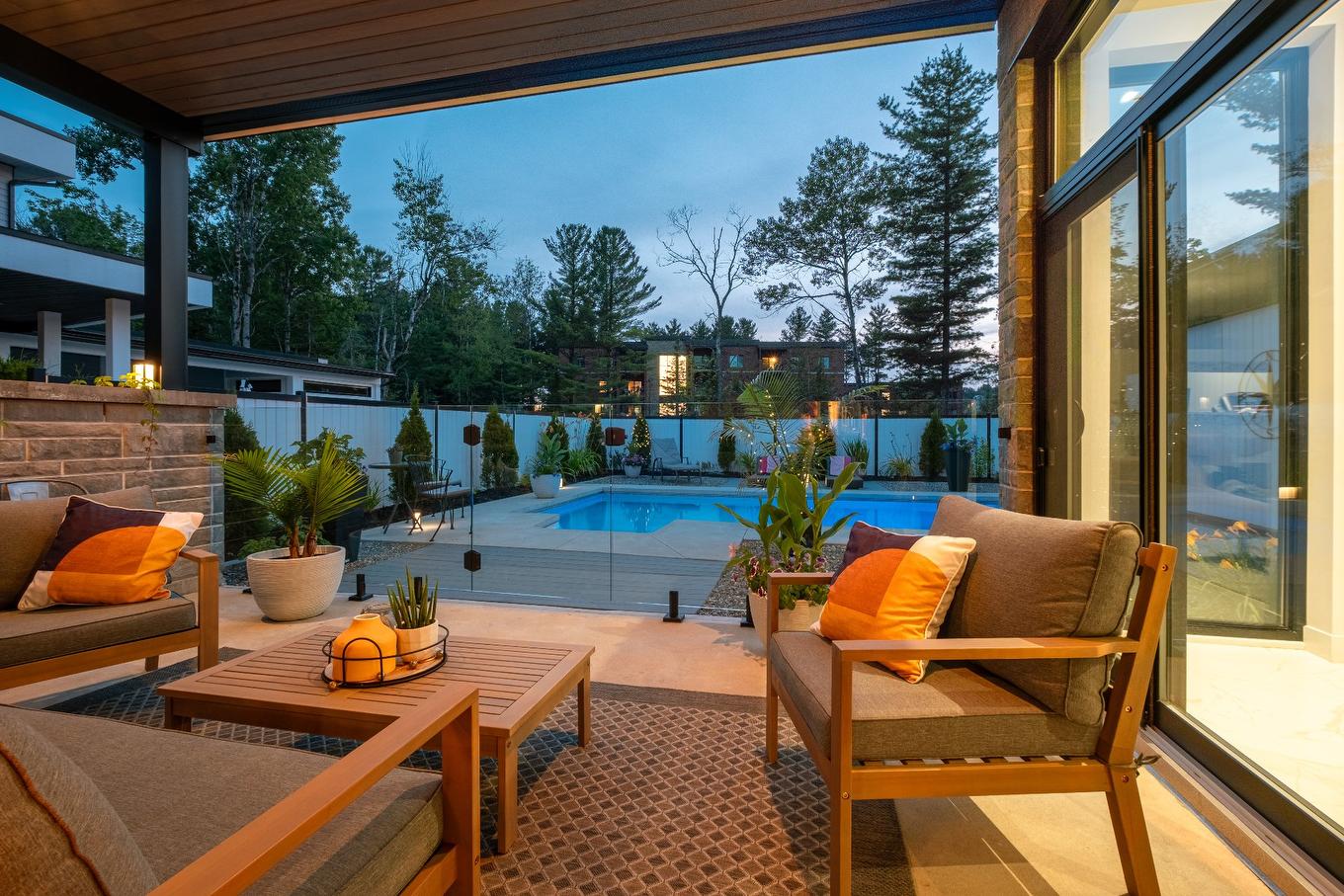 Patio - 612 Rue Du Chardonnay, Sherbrooke (Les Nations), QC - Outdoor With In Ground Pool With Deck Patio Veranda