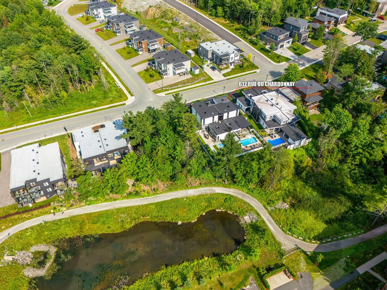Aerial photo - 612 Rue Du Chardonnay, Sherbrooke (Les Nations), QC - Outdoor With View