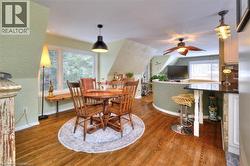 main living area - dining room off kitchen (3rd floor) -