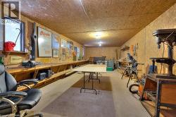 400 sqft shop area of detached garage -