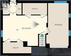View of basement floor layout -