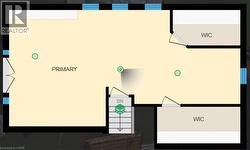 primary bedroom (4th floor) floor layout -
