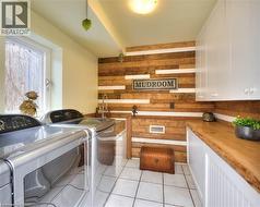 laundry room off mudroom -