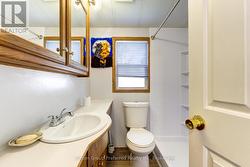 Updated bath with walkin shower -