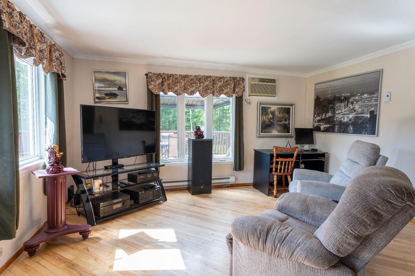 Living room - 1011 Route Caya, Wickham, QC - Indoor Photo Showing Living Room