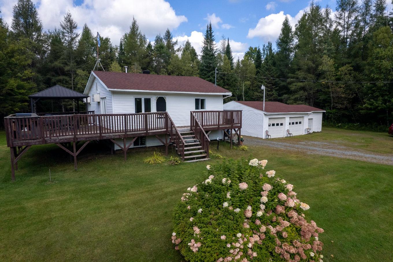 Frontage - 1011 Route Caya, Wickham, QC - Outdoor With Deck Patio Veranda
