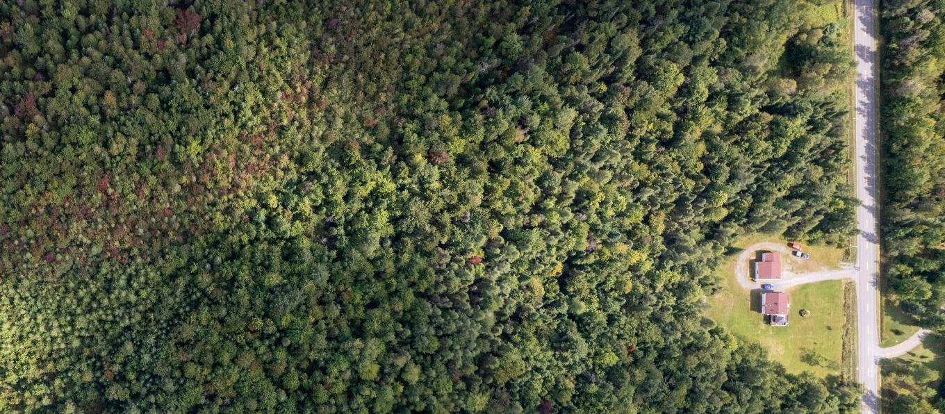 Aerial photo - 1011 Route Caya, Wickham, QC - With View
