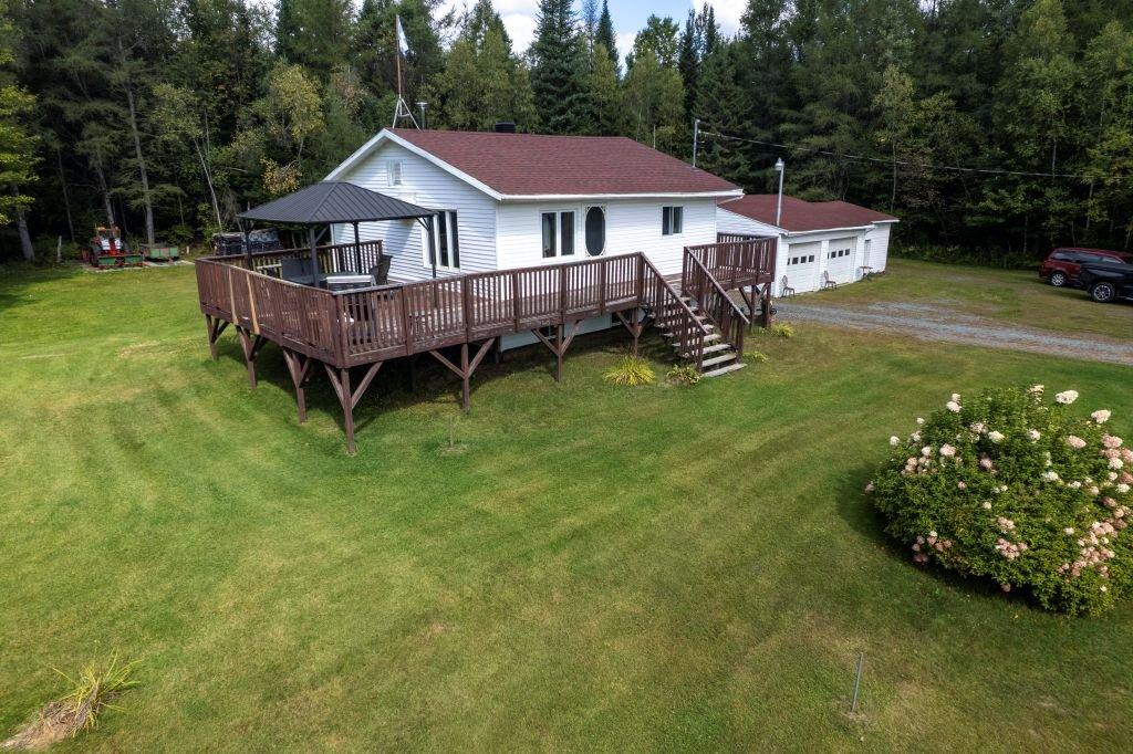 Frontage - 1011 Route Caya, Wickham, QC - Outdoor With Deck Patio Veranda