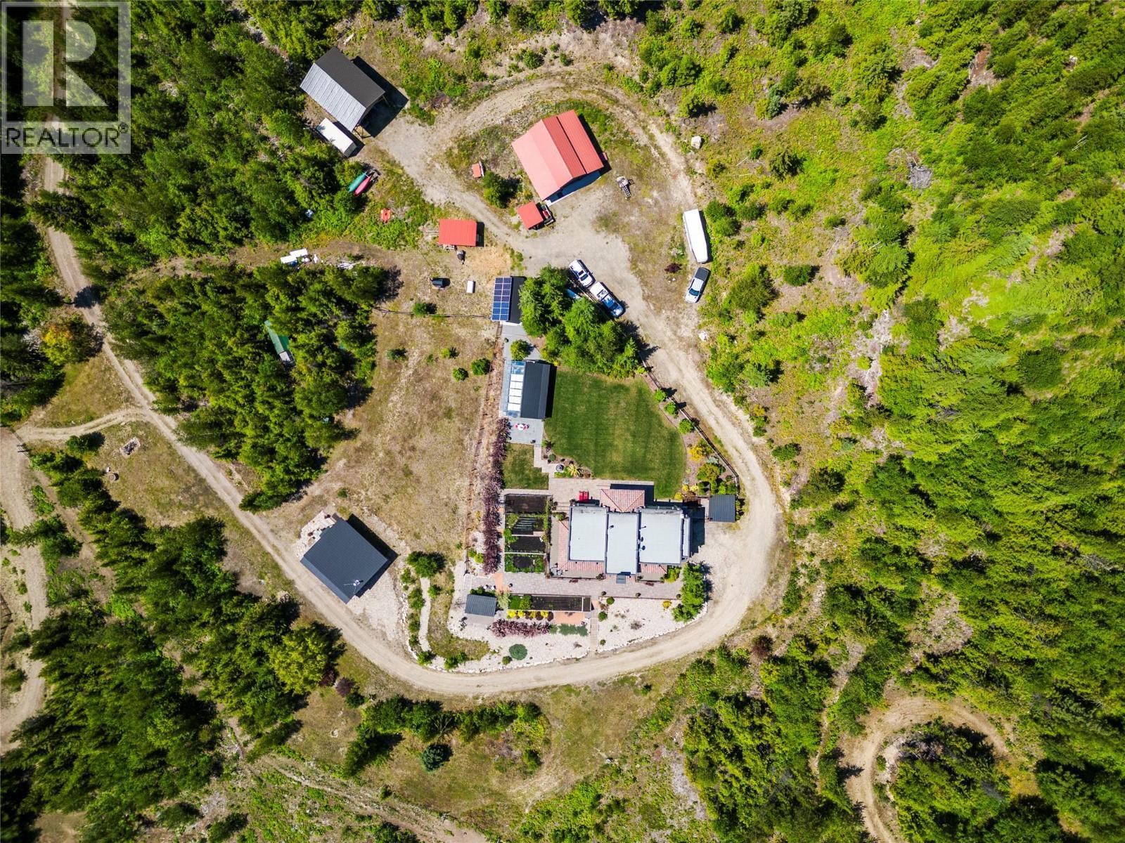 Overhead view - 1309 Eagle Ridge Road, Lumby, BC - Outdoor With View