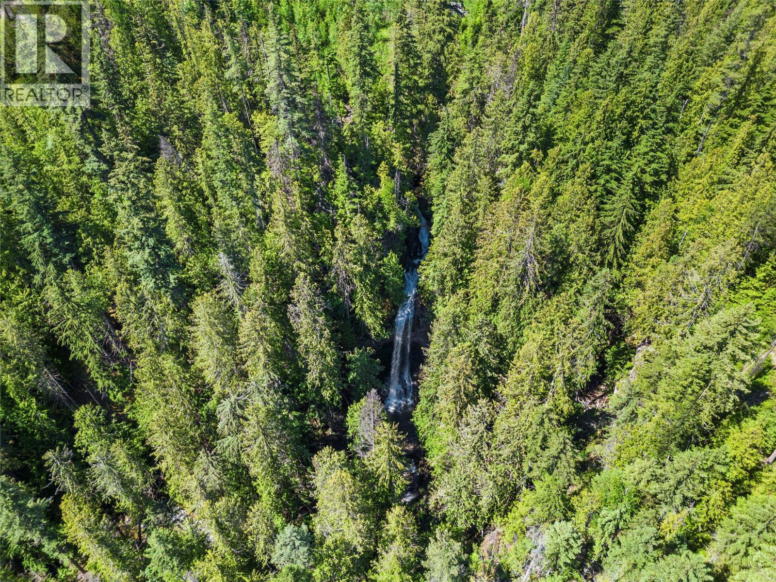 Private 80 foot waterfall - 1309 Eagle Ridge Road, Lumby, BC - Outdoor