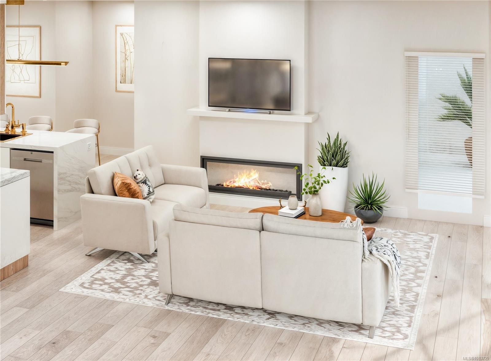 504-7815 Wallace Dr, Central Saanich, BC - Indoor Photo Showing Living Room With Fireplace