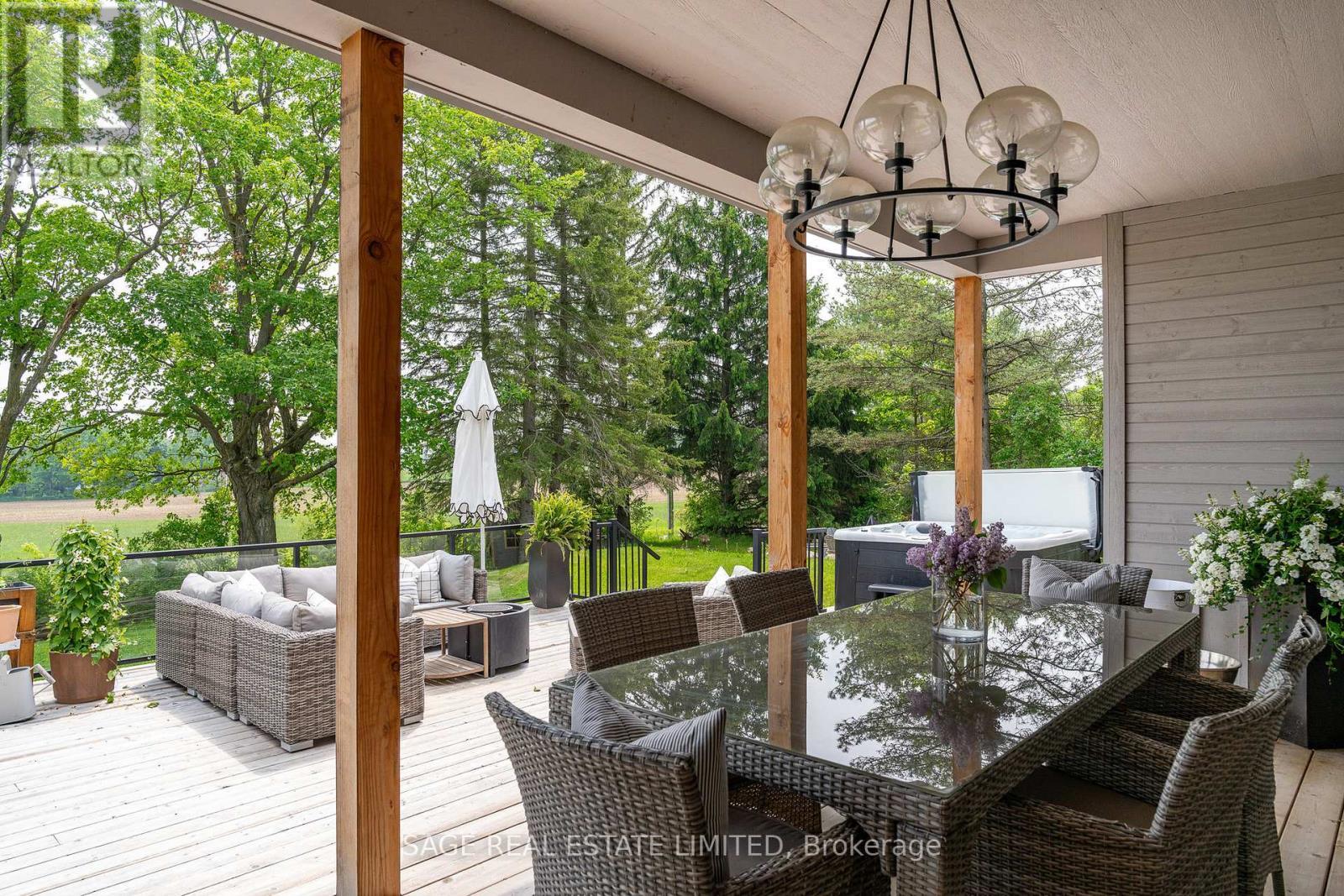 356598 The Blue Mountains- Euphrasia, Grey Highlands, ON - Outdoor With Deck Patio Veranda With Exterior