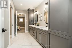 Jack and Jill bathroom -
