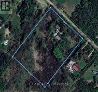 Aerial map of property entire 8 acres -