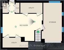 View of basement floor layout -