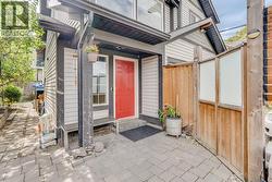 Carriage house entrance -