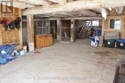 Inside lower level barn -
