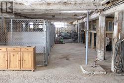 Inside lower level barn -