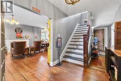 Photo when building had business on the main level -