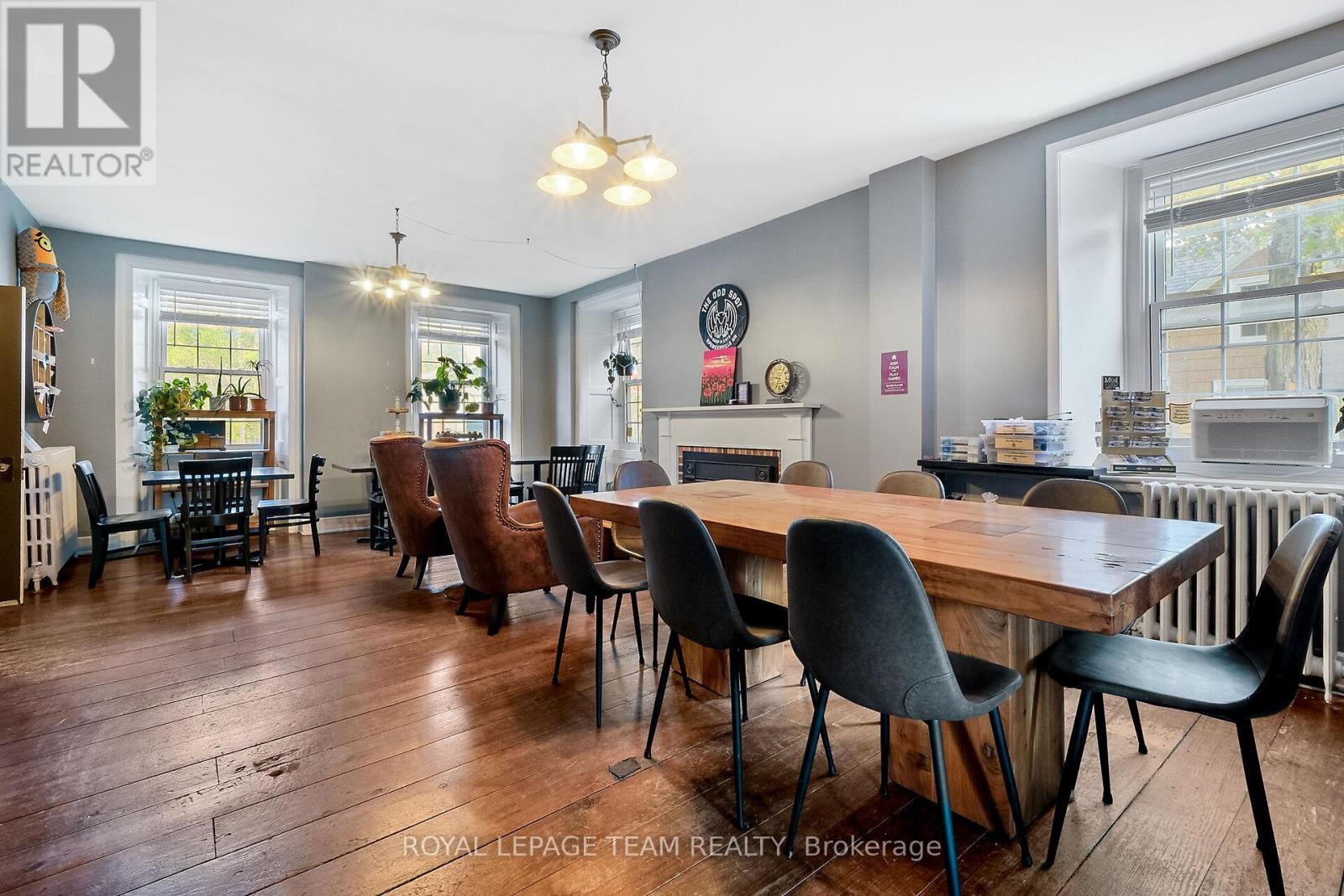 Photo when building had business on the main level - 6 Spencer Street S, Edwardsburgh/Cardinal, ON - Indoor Photo Showing Dining Room