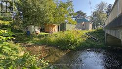 Creek running through proper -