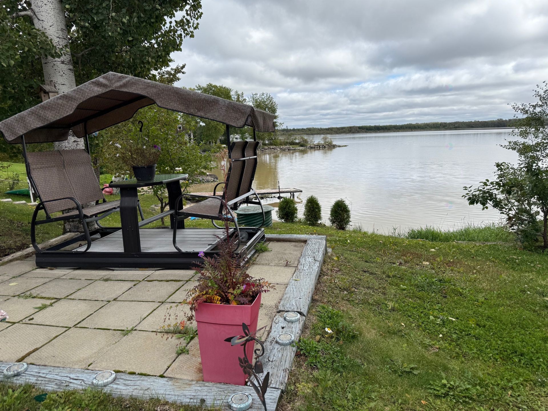 Courtyard - 340 Plage Trudel, Clerval, QC - Outdoor With Body Of Water With View