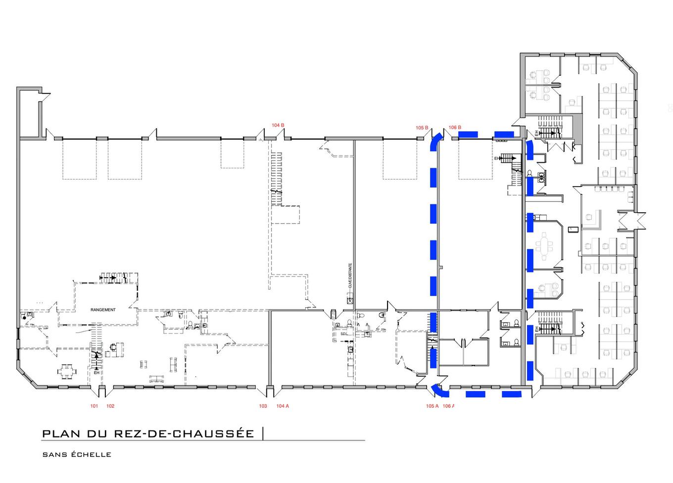 Drawing (sketch) - 106-1180 - 1190 Rue Lévis, Terrebonne (Lachenaie), QC