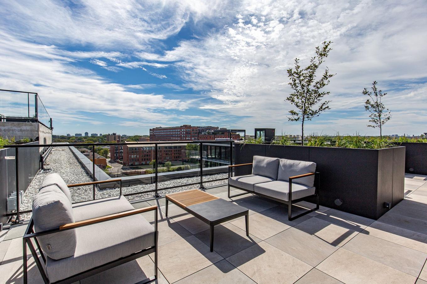 Terrasse - 428-1616 Rue Des Bassins, Montréal (Le Sud-Ouest), QC - Outdoor With View