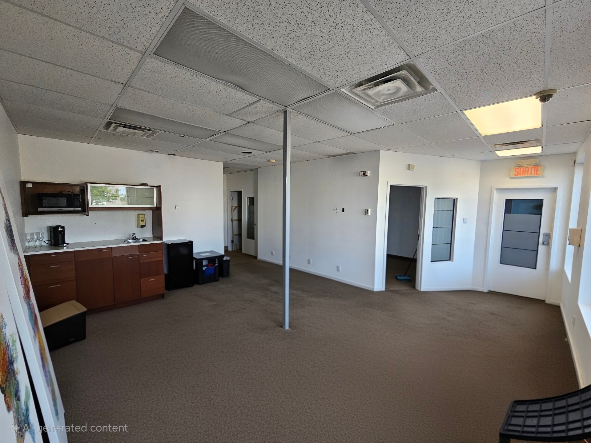 Office - 105-1180 - 1190 Rue Lévis, Terrebonne (Lachenaie), QC - Indoor Photo Showing Other Room