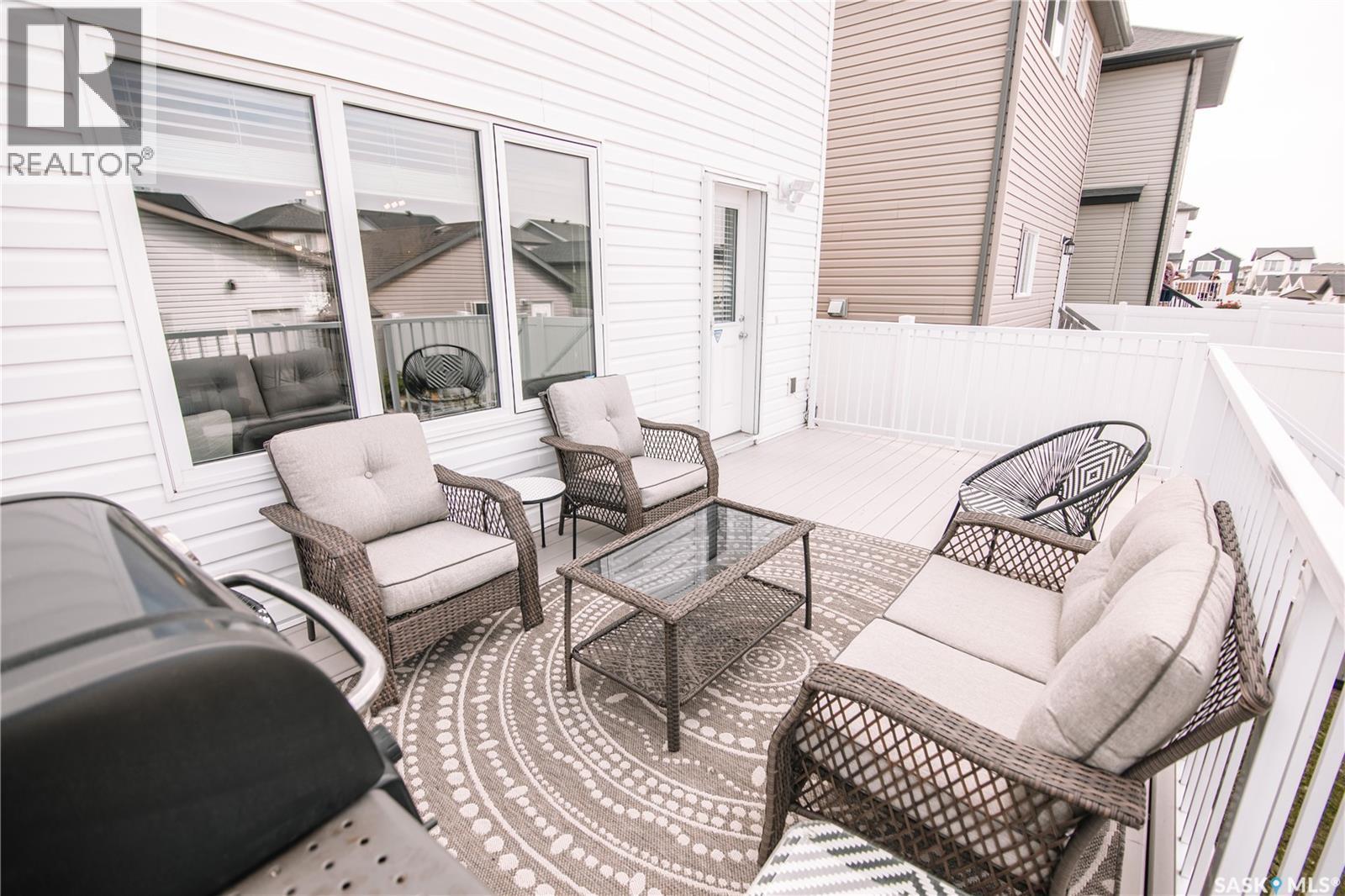 2842 Elgaard Drive, Regina, SK - Outdoor With Deck Patio Veranda With Exterior