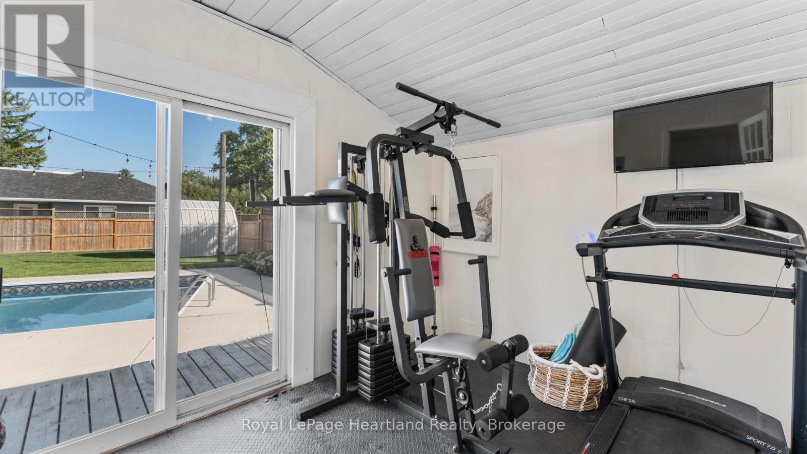 5 William Drive, South Huron (Stephen), ON - Indoor Photo Showing Gym Room