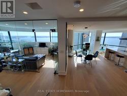 View of Glass den & dining -