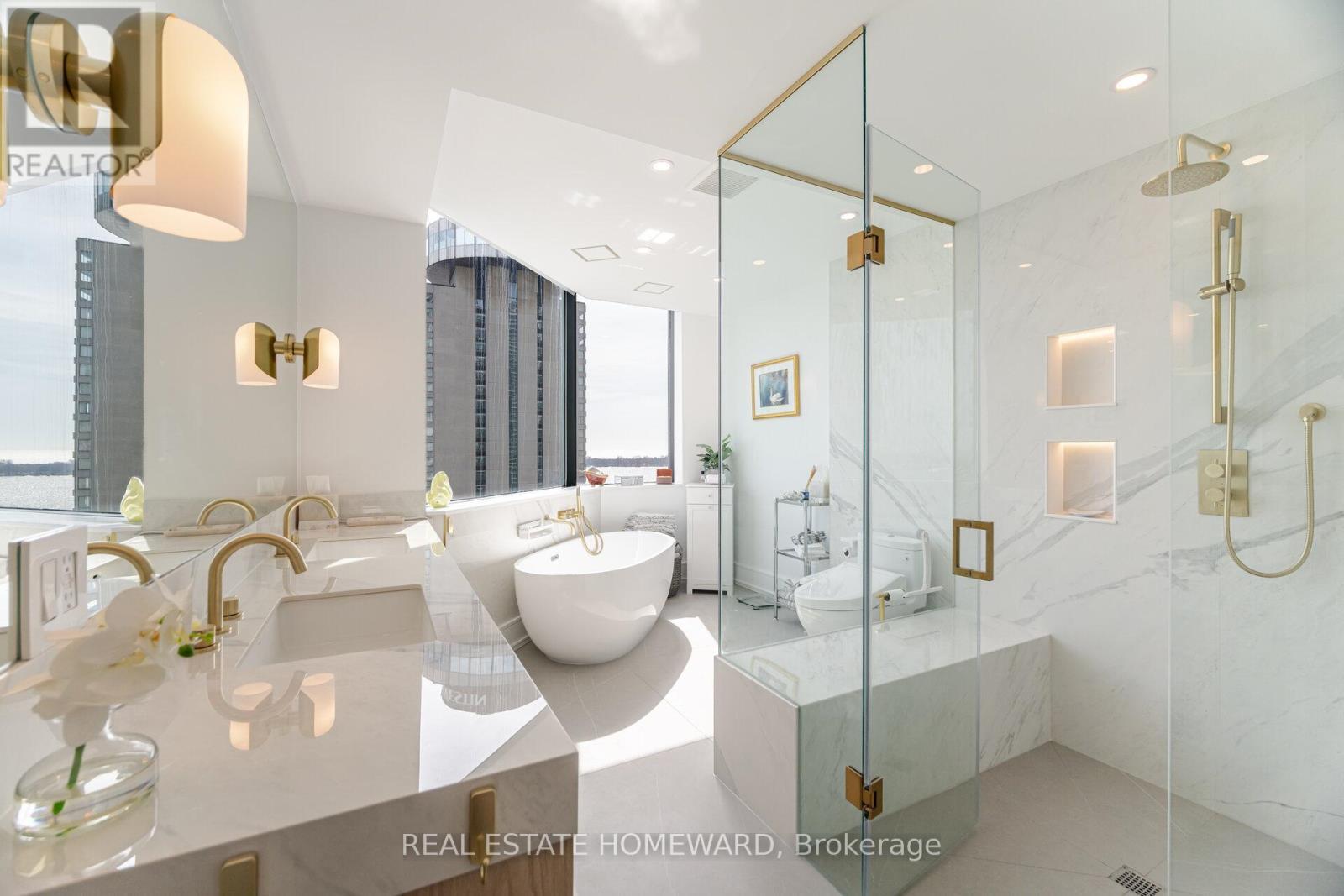 Primary 5 piece ensuite - Ph2 - 10 Queens Quay W, Toronto, ON - Indoor Photo Showing Bathroom