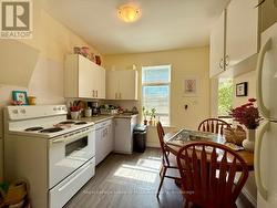 Full-sized appliances in upper unit. -