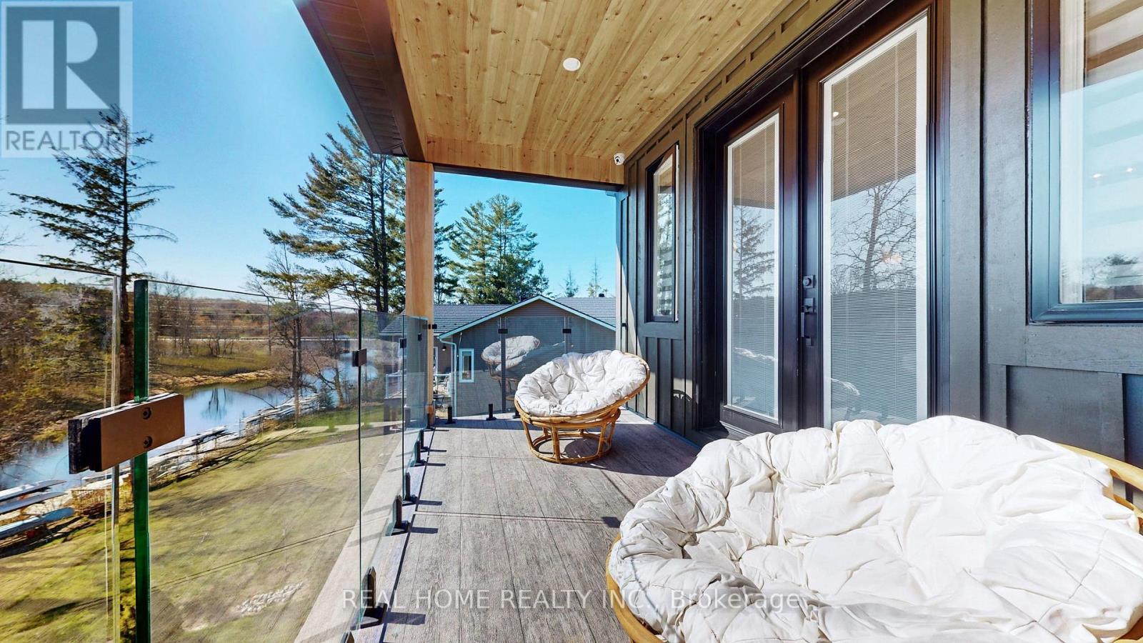 balcony in main bedroom - 8 Knowles Crescent, Seguin, ON - Outdoor With Deck Patio Veranda With Exterior