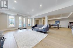 basement recreation area -