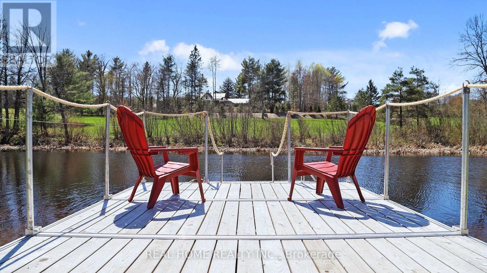 dock - 8 Knowles Crescent, Seguin, ON - Outdoor With Body Of Water With Deck Patio Veranda