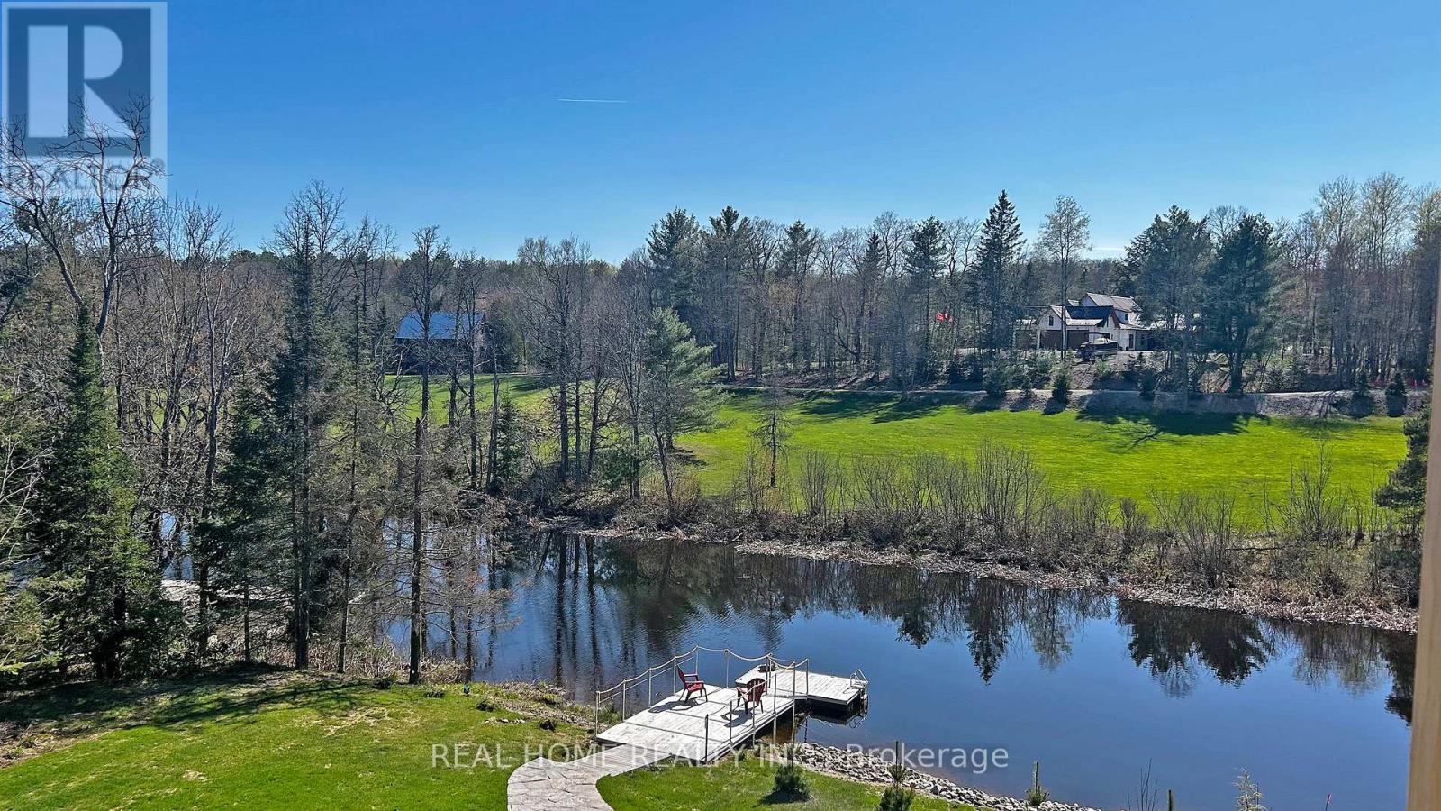 multi level dock - 8 Knowles Crescent, Seguin, ON - Outdoor With Body Of Water With View