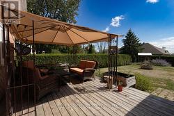 A lovely outdoor living space with gazebo -