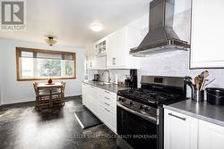 New appliances include gas stove and hood vent -