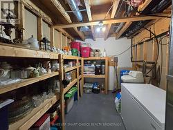 A convenient storage and utility room. -
