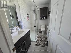 The newly updated ensuite -