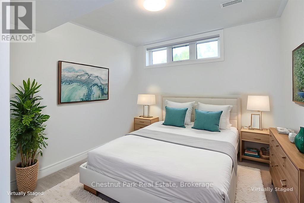 Virtually staged - 2237 Shore Lane, Wasaga Beach, ON - Indoor Photo Showing Bedroom