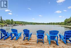 Sunset Bay with owner docking to the left -