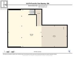 Lower floor plan -